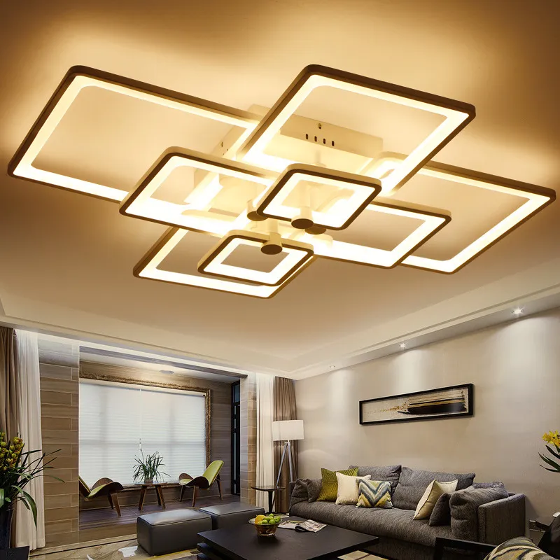 LED Light Modern LED taklampor 110V 220V för vardagsrum LUMMINARIA LED Bedroom Fixtures Indoor Home Dec Ceiling Lamp