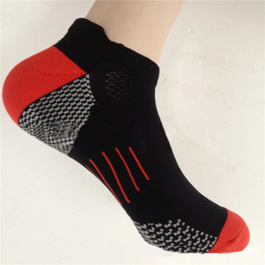 MOMOLEAF Hombre Mujer Calcetines tobilleros cortos Terry Bottom Calcetines deportivos al aire libre para senderismo Correr Ciclismo Baloncesto Desodorante transpirable Calcetín de corte bajo