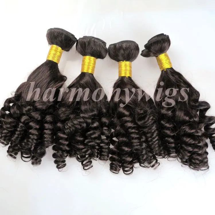 Virgin Human Hair Wefts Brazilian Hair Bundles Weaves Funmi 8-34Inch Unprocessed Peruvian Indian Mongolian Mink Bulk Weaving Hair Extensions
