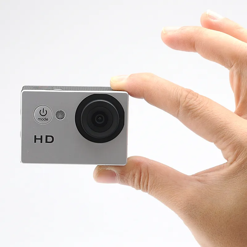 1080p HD Spor Kamerası 20 Megapiksel CMOS Sensörü 140 Derece Lens Açısı 30 Metre Su Geçirmez Aralık 3600340