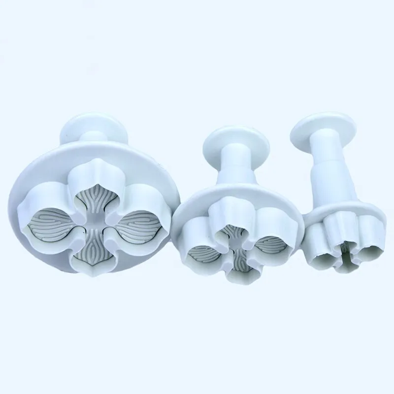3 Unids Hydrangea Fondant Cake Decorating Sugar Craft Plunger Cutter