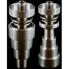 Universal Domeless Titanium Nail 101418mm Male and Female Adjustable Adapter Ti Nail 10mm14mm19mm 6 IN 1 GR2 Titanium Nail Gla6288269