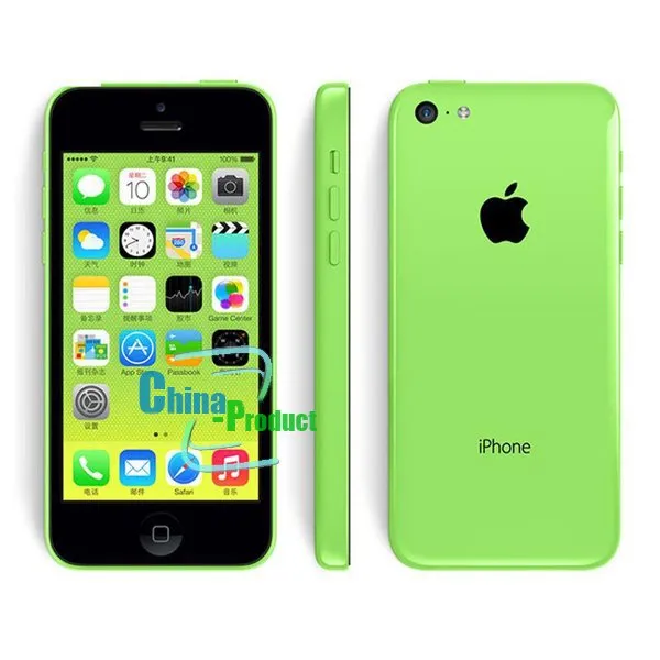 Originele ontgrendeld iPhone 5C mobiele telefoons 8 GB 16 GB 32GB Dual Core WCDMA + WIFI + GPS 8MP camera 4.0 