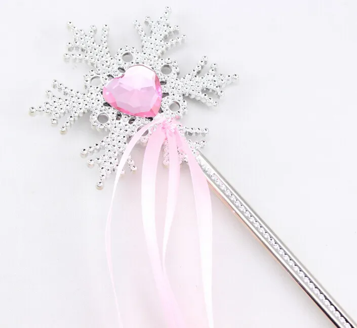 Różdżka wstążki serpentyny świąteczne wesele śnieżynka klejnot kije magiczne różdżki konfetti rekwizyty na przyjęcia dekoracje wydarzenia sprzyja dostawom