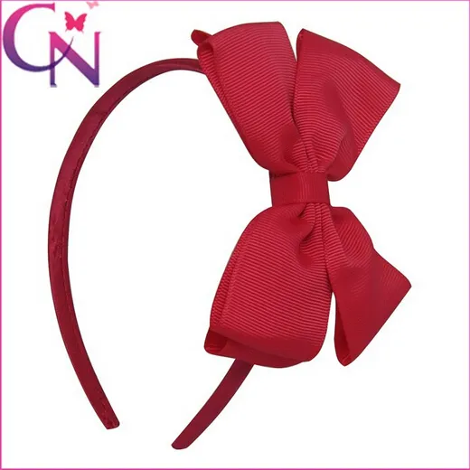 جودة عالية grosgrain الشريط هيرباند طفلة لطيف hairbands اليدوية عقال للأطفال الفتيات اكسسوارات للشعر 20 قطع