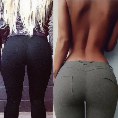 Mulheres Butt Lift Calças Estilo Colombiano Brasileiro Elástico