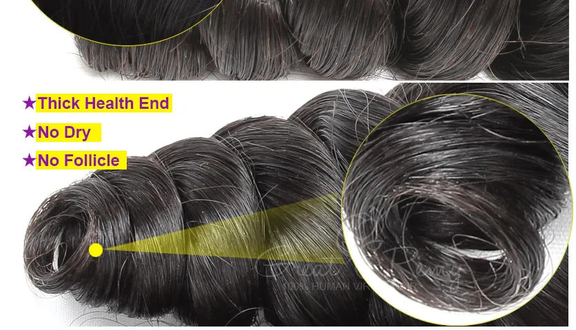 Greaturemy Brazilian Onda solta 3bundos com rendas frontal 13x4 solta onda orelha para orelha Fechamento frontal de renda com extensão de cabelo brasileiro de vison