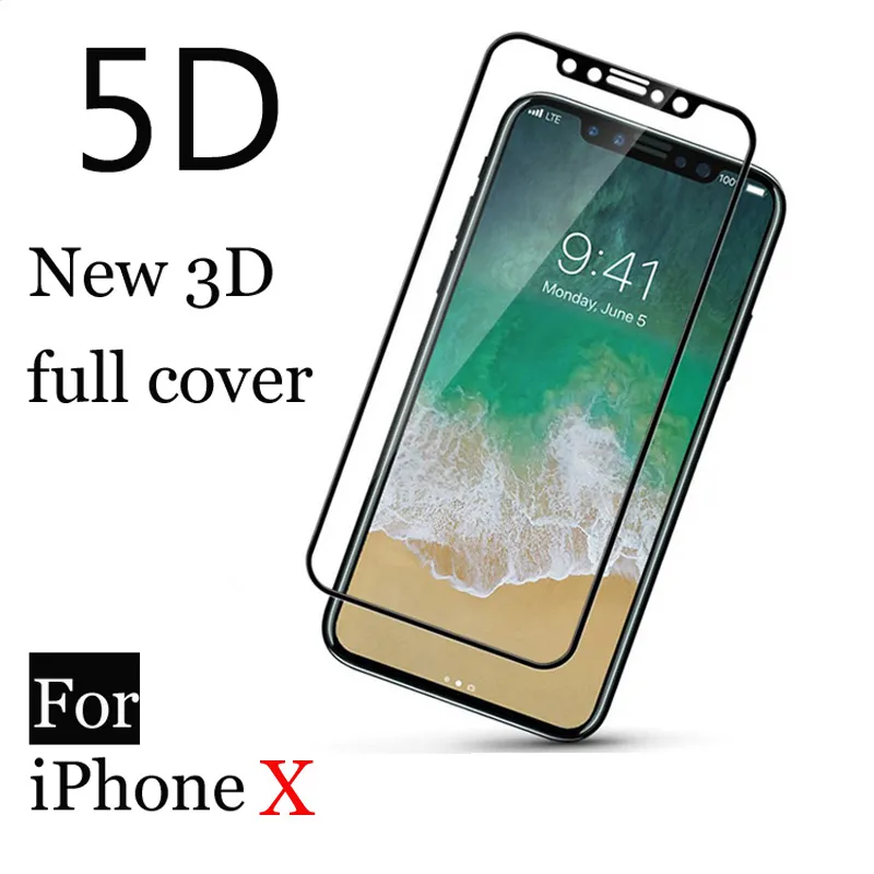 Protecteur d'Écran iPhone X/XS/11 Pro en Verre Trempé Prio 3D
