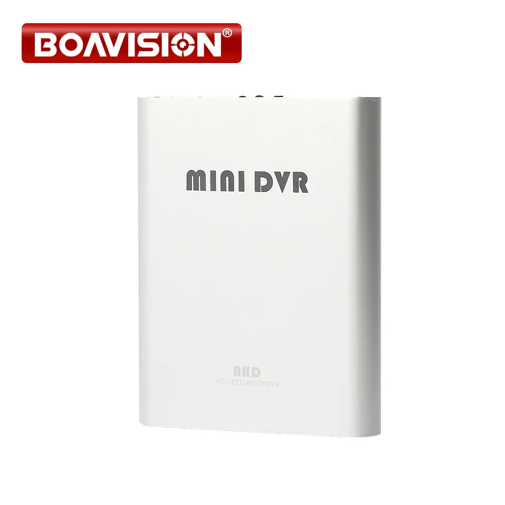 Nowy Super Mini AHD DVR Recorder HD 720P Obsługa karty SD 256 GB Czas w czasie rzeczywistym 25/30 / 30FPS 1CH CCTV DVR Płyta wideo Kompresja Wykrywanie ruchu