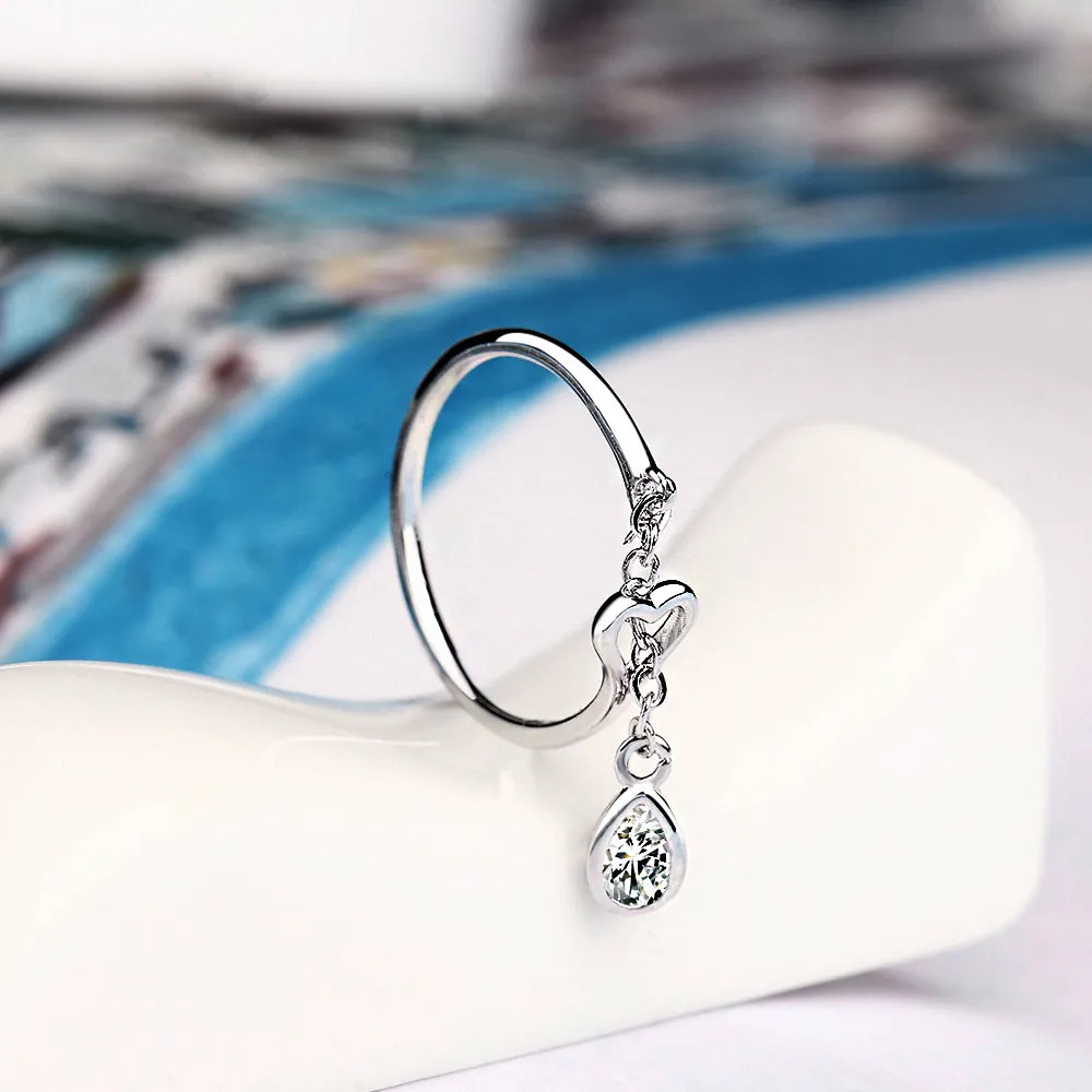 Jewelry Factory Beautiful Charm 925 silver Drizzle Ring jewelry Lowest price Fashion 1815