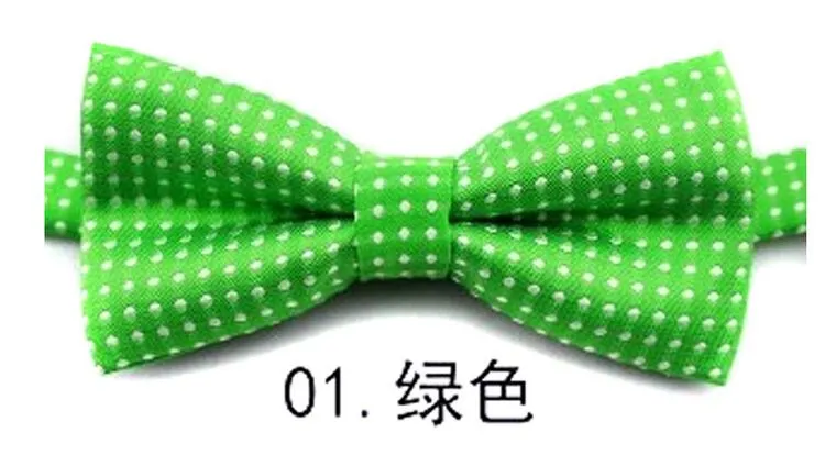 Barns slips Baby Bowknot Pet Neck Tie 18 Färger för Boy Girl Neckties Julklapp Gratis FedEx DHL TNT