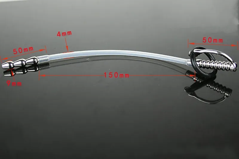 실리콘 남성 요도 카테터 프린스 앨버트 주얼리 음경 스트레칭 섹스 토이 스테인레스 스틸 플러그는 도구 603을 들리는 플러그