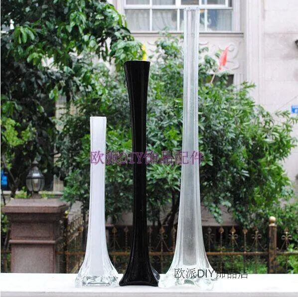 HoT Selling European Style Glass Flower Vase Insert Feather Vase