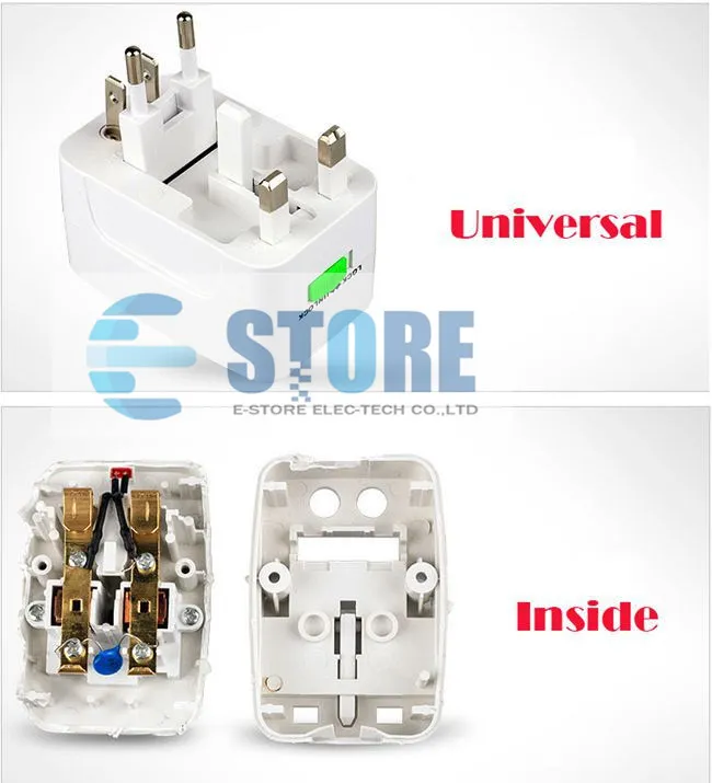 Самая низкая lot World Universal AC Power Adapter Adapter International Travel Adapter Plug Eu Eu UK Extension от DHLFED4992941