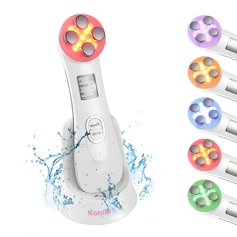 Mesotherapy Electroporation RF Radio Frequency Facial LED Photon Skin Care Device Face Lifting Tighten Eye Facial Care