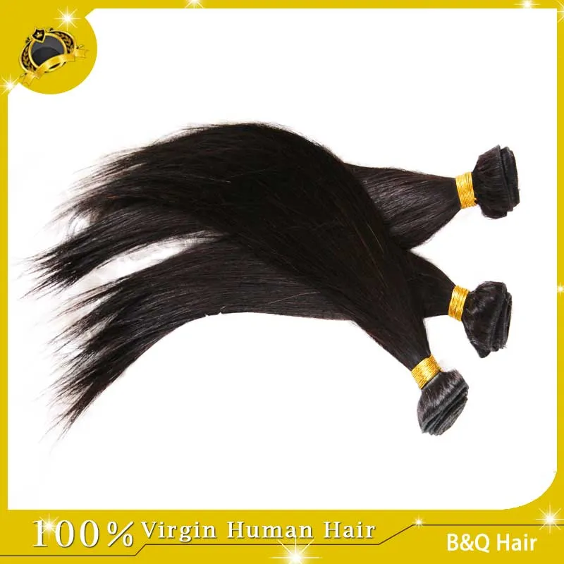 9A Virgin Human Hair Brazilian Malaysian Peruvian Indian Hair Extensions Brazilian Straight Hair Double Weft Natura9845639