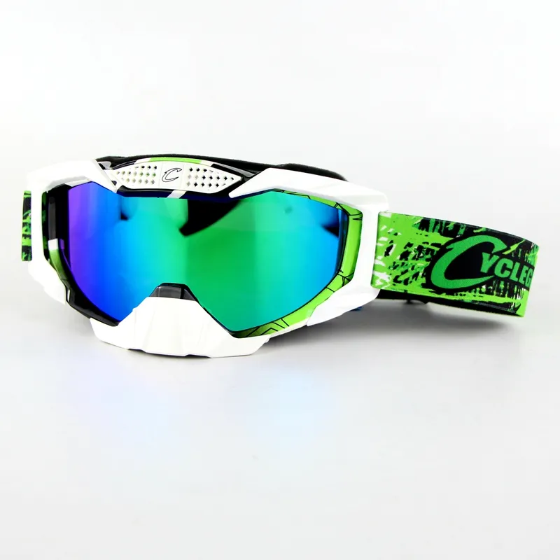 2019 Nouvelles lunettes de soleil de cyclisme Lunettes de moto Lunettes de ski Femmes Hommes Motocross ATV Quad Lunettes coupe-vent tout-terrain Lunettes MX1963