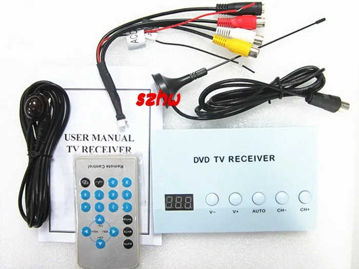 Car mobile Analog tv receiver TV BOX 9223 HOT Style, auto Analong Set top box, Car mobile Analog tv box, free shipping