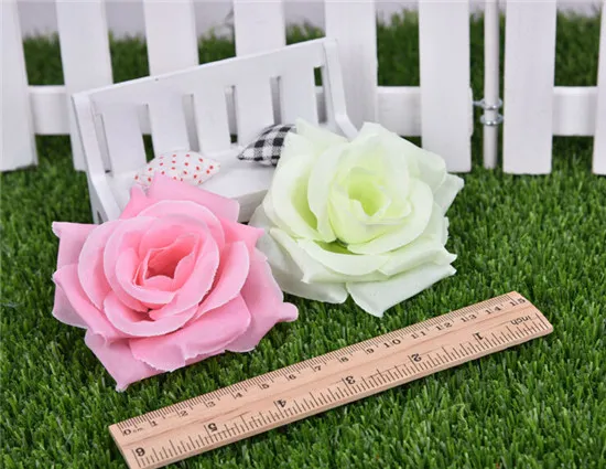 100st Artificial Rose Flower Heads 14 färger Silk Peony Head Plastics Camellia For Wedding Party Home Decorative Flowers4770940