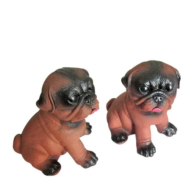 Rolig Pet Dog Leksaker Creative Shrilling Chicken Sound Squeze Screaming Pug Toy Skrikande Dogs Rolig Sound Dog Toy