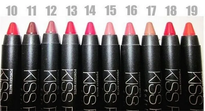 Nieuwe Collectie Whattrood M.n Soft Lipstick Kiss-PROPE-MENOW LIPSTENSTELDS 19 kleuren DHL Gratis lippen Cosmetica