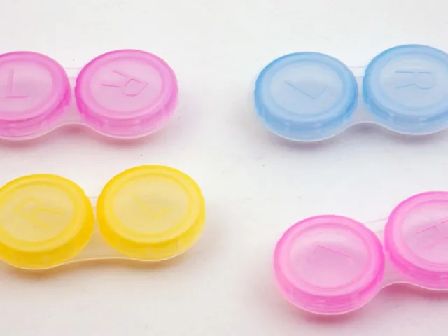 Amazing cheap price =Contact Lens Case lovely Colorful Dual Box Double Case Lens Soaking Case