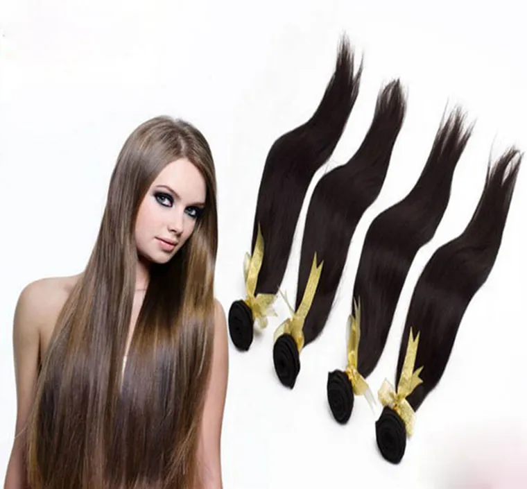 Brazylijskie Dziewicze Włosy Human Hair Bundles 50 Grams/Polelds 5bundlesProsta fala ludzkie splaty włosów