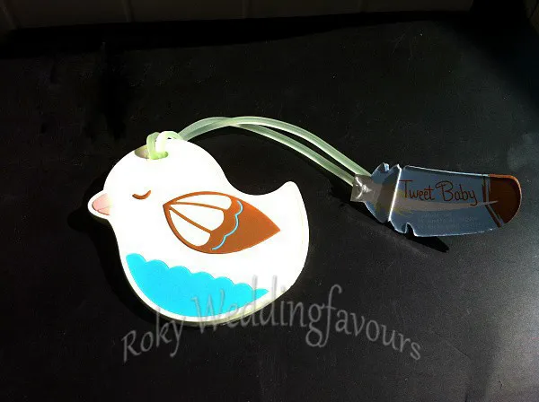 TWEET BABY Bird Luggage Tag BABY SHOWER, Baby Bird Luggage Tag Party Favors, Party Decoration+