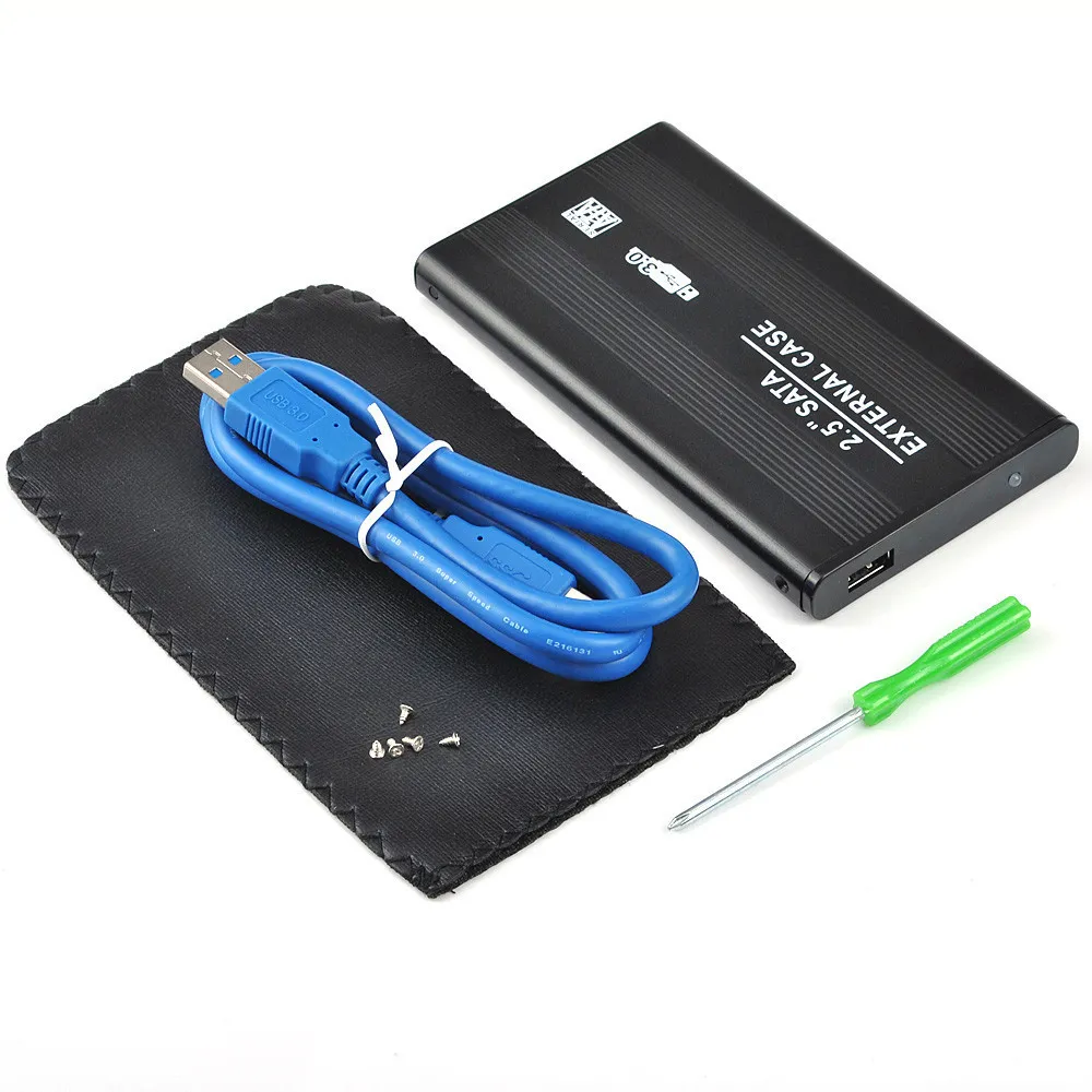 2.5" USB 3.0 SATA External Hard Drive HD Enclosure/Case Brand New