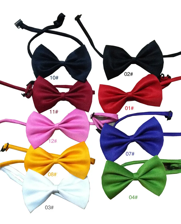 Candy Colors Bow Tie Clip på fluga för barnbåge med nackrem 50st 2673