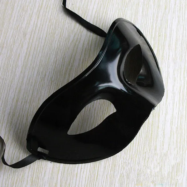 Maskeli balo maskeleri parti performansları Cadılar Bayramı Venedik maskesi basit bir düz boya maskesi [SKU: A440]