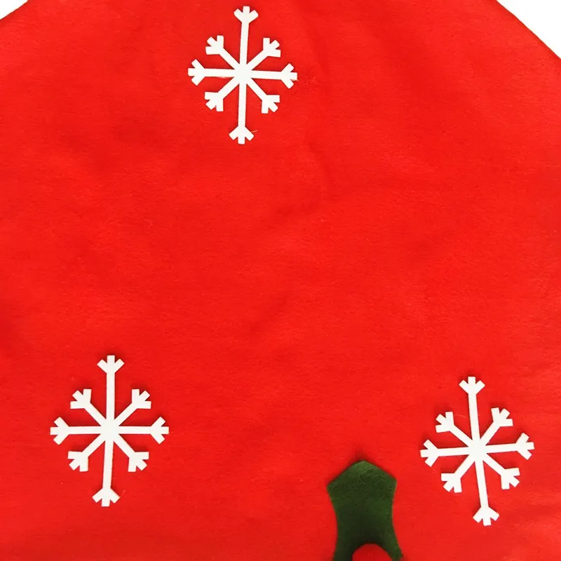 50 * 65 cm papai noel chapéu cadeira cobre alta qualidade floco de neve conjuntos de cadeira de natal decorações de natal decoração de móveis de natal