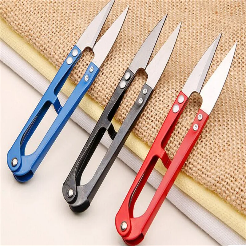 DHL Gratis frakt Clippers Sewing Trimming Scissors Nipper Broderi Thrrum Garn Fiske Tråd Beading Cutter Mini Tool