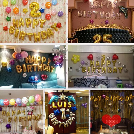 16 بوصة لطيفة Silvergold Alphabet Az Foil Letters Number 09 Balloons New Year Birthday Party Decoration Love Ballon8424940