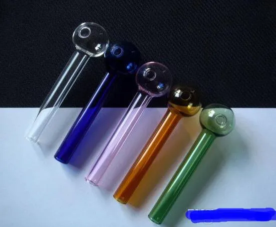 Trasporto di fumo all'ingrosso - Vaso di masterizzazione dritto in vetro colorato, Accessori narghilè