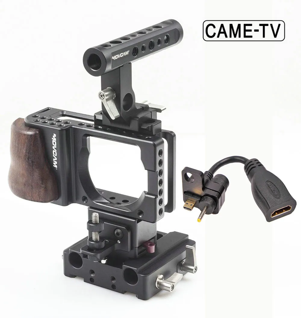 MOVCAM BMPCC Baseplate Cage DSLR Rig Blackmagic Pocket Cinema Camera
