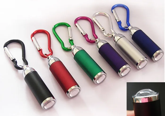 Mini einstellbarer Fokus LED-Taschenlampe Schlüsselanhänger Beleuchtung tragbare Taschenlampe Taschenlampen Licht