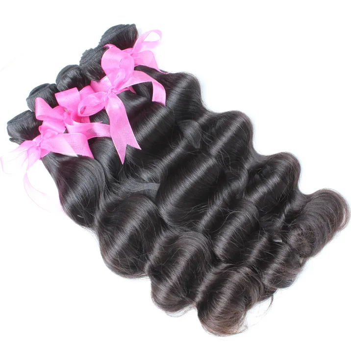 Malaysisk Remy Hair Weave Bundlar Greatemy Body Wave Hair Extensions Obehandlat Human Hair 10st / Lot Naturlig Färgfärgbar 1 kilo