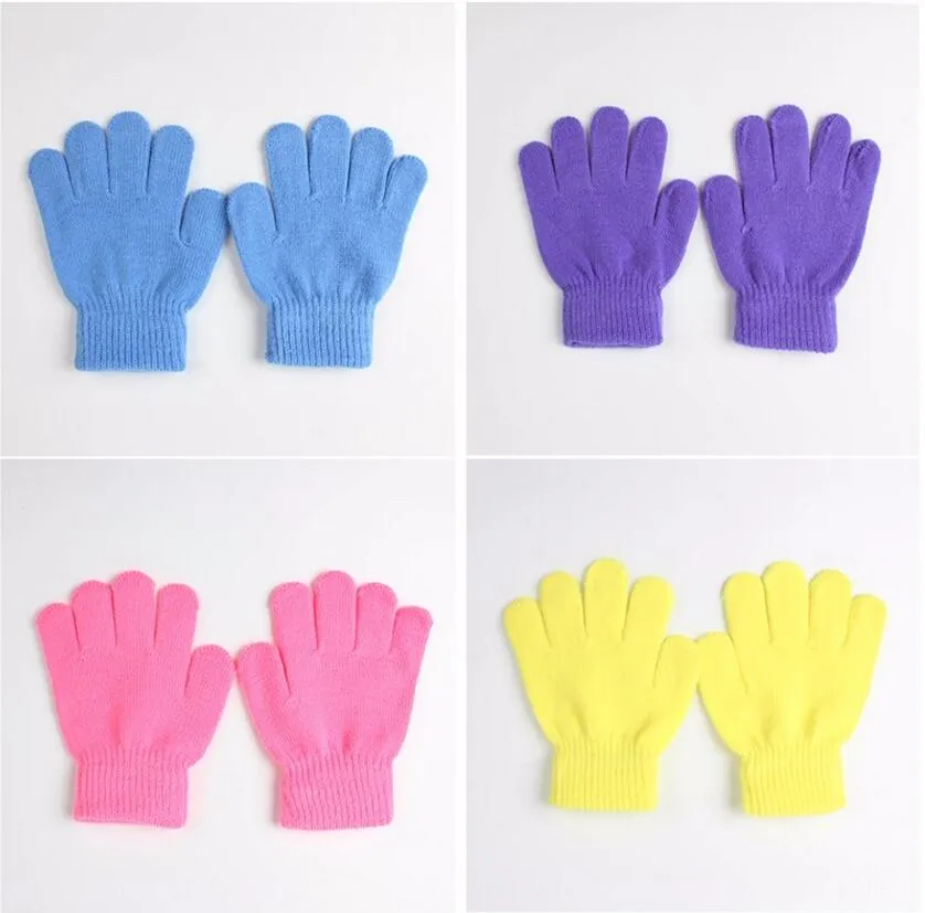 Mode enfants enfants gant magique mitaine fille garçon enfant extensible tricoté hiver gants chauds choisir Color6315355