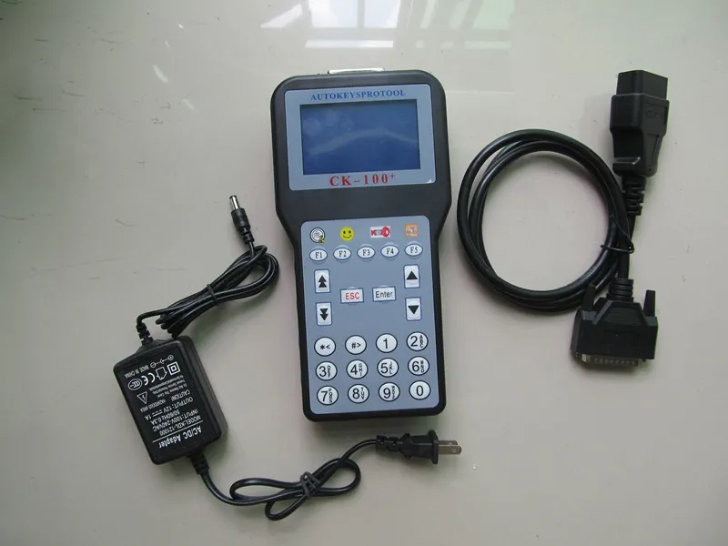 CK100 Auto Car Key Programmer V99.99 Wireless OBD2 Key Coding Tool, 12V ...