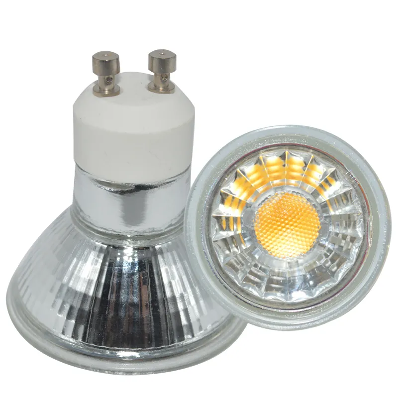 Quartz Glass Lamp COB led Spotlight MR16 GU10 5W 110v 220v high Luminous Quartz glass MR16 led spotlight dimmable and nondimmable8395287