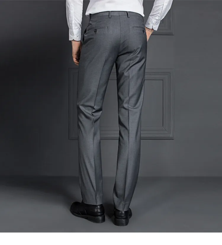 Fashion new men's gray wedding dress and men's office suite work fine Set factory tailor-made