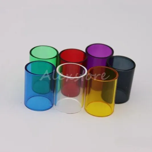 Subtank Mini Pyrex Glass Tube Replacement Colorful Replacable Changeable Caps for Kanger Kangertech Sub tank Mini RBA Atomizer Free