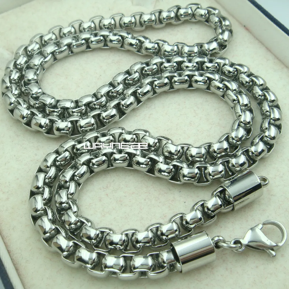 Charming Mens Silver Tone 316L Stainless Steel Mens Sterling Silver