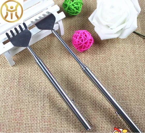 HOT Body Massager Pocket Size Portable Telescopic Extendable Extending Back Scratcher Pen Clip