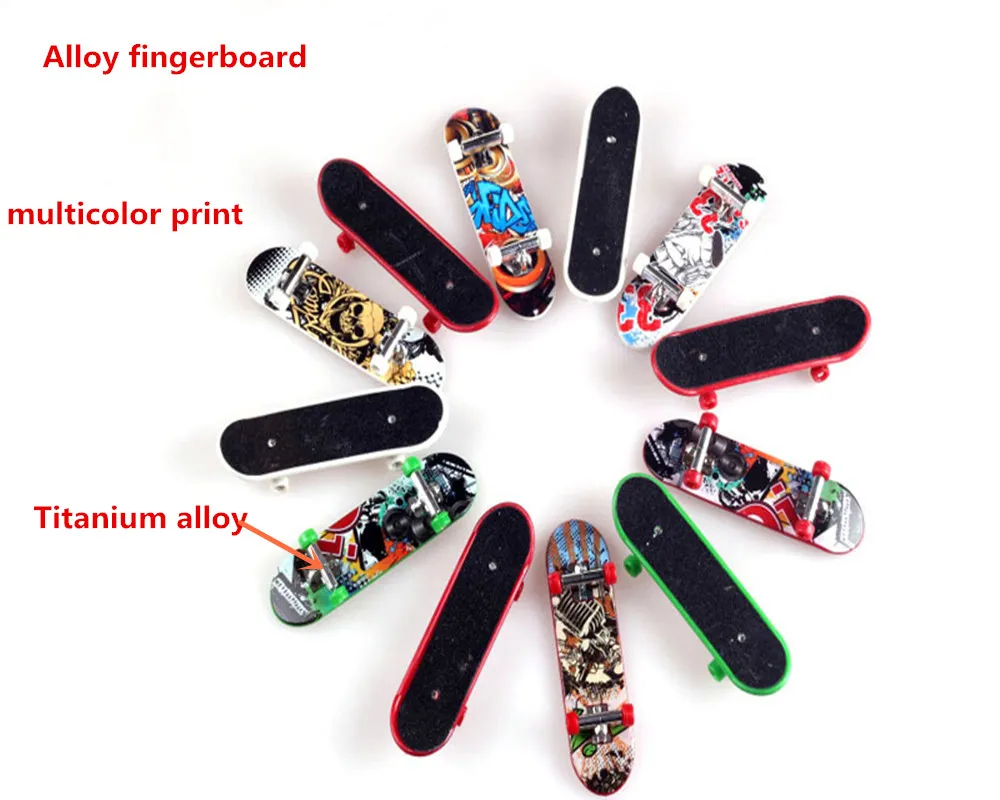 Teknik Güverte Için Mini Parmak Kaykay Fingerboard Alaşım Stentler Fırçalama Parmak Scooter Paten Yatılı Klasik Oyun Erkek Oyuncaklar Ücretsiz Kargo