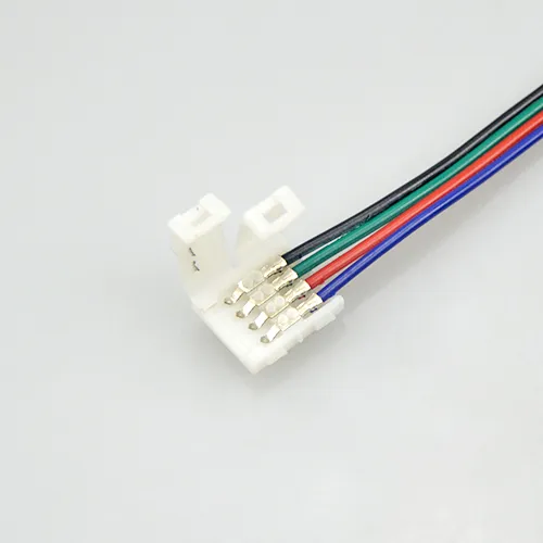 Cavo connettore RGB SM4P a 4 pin, connettore maschio e femmina per strisce LED SMD 3528 5050