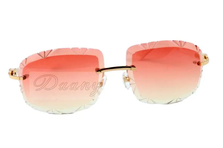 color engraving mirror Jindian fashion highquality carving sunglasses 8300075 leisure ultralight white board glasses size 602840181