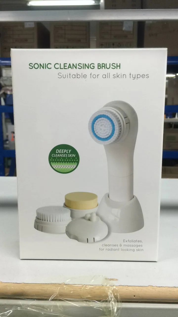 Elektryczny pędzel do oczyszczania twarzy Sonic Wibracyjny Cleanser Cleanser Beauty Face Massager Urządzenie