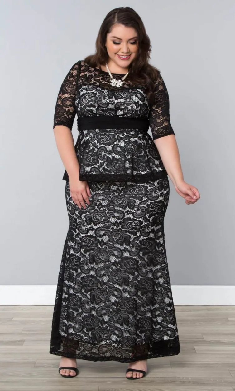 2022 Lace Applique Plus -Size -Kleider boer Batteau Hals mit Ärmeln Mütter Party Abschlusskleid Abendkleid für besondere Anlässe Flo5033953